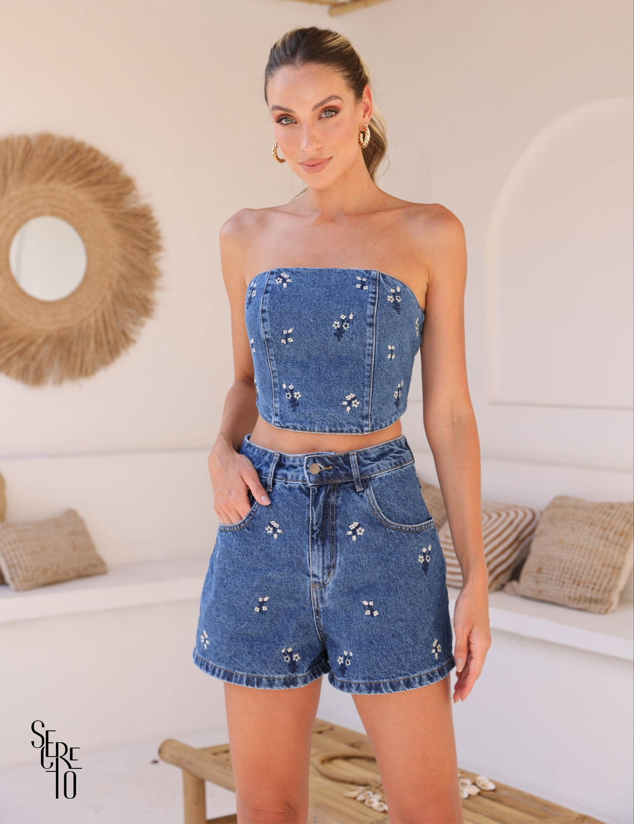 Cropped Jeans Escuro